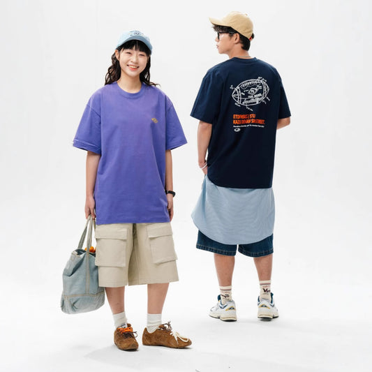 【P-2540】夏季新款潮牌字母印花短袖T恤（男女同款）