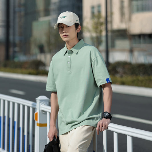【L-81054】夏季新款 珠地棉短袖Polo衫