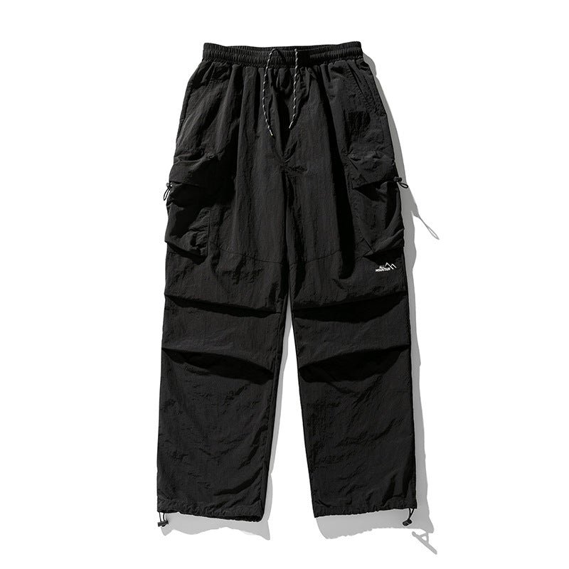 【A-K2233】日系戶外防潑水機能立體口袋雙膝降落傘兵褲